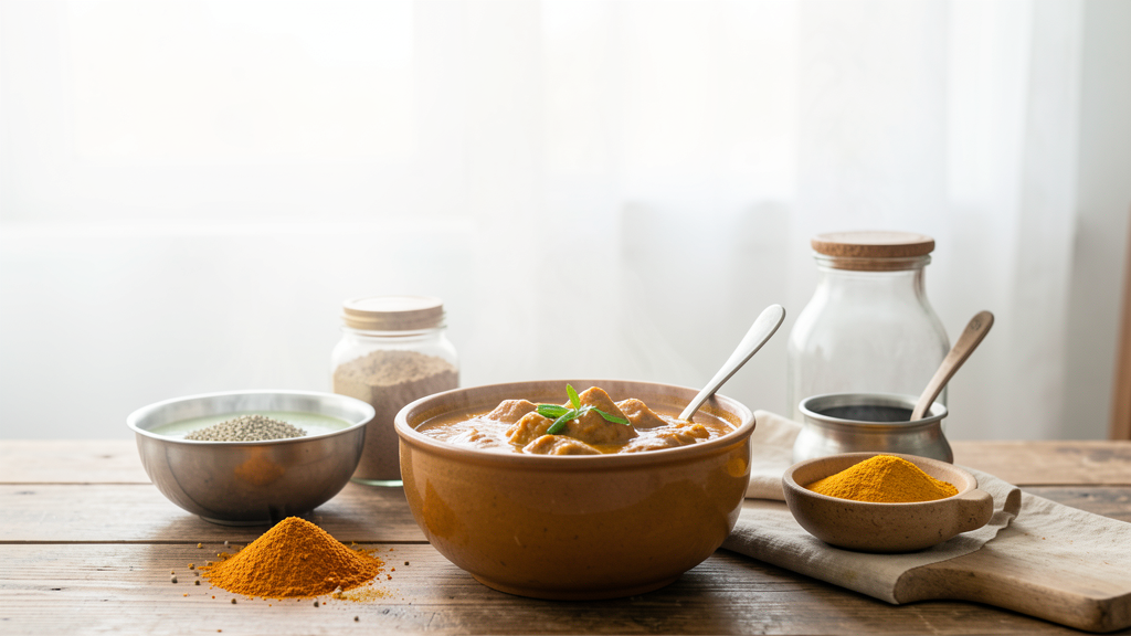 Photographic detail related to The Texture Trap: 3 Ingredients That Ruin a Frozen Curry Base