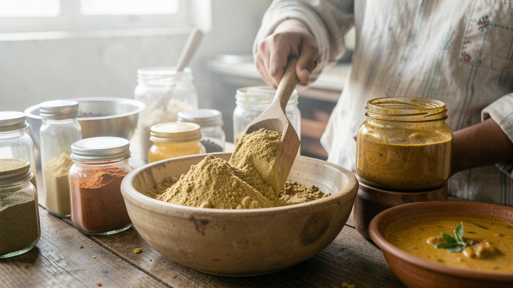 Photographic detail related to Asafoetida Powder vs. Block: The Solubility Decision for Authentic Flavor