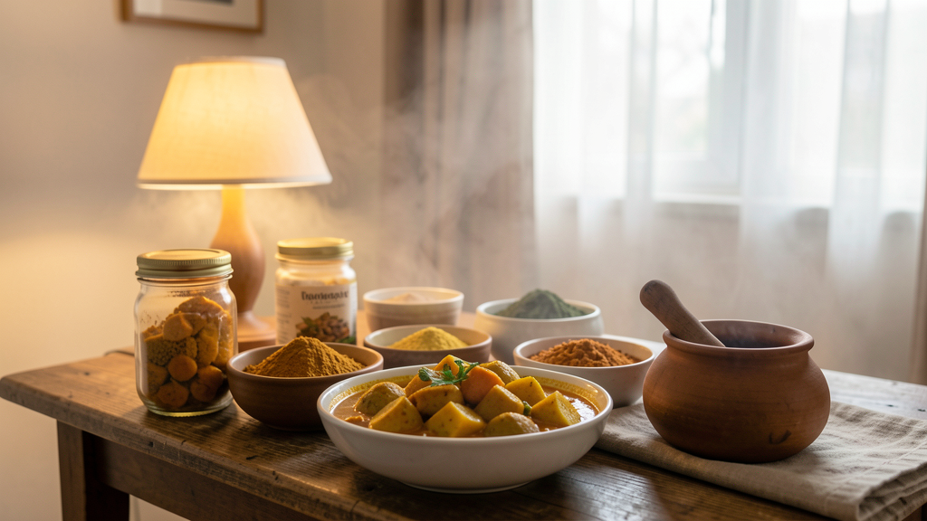 Photographic detail related to The Turmeric Armor Technique: Why You Must Par-Boil for Aloo Gobi