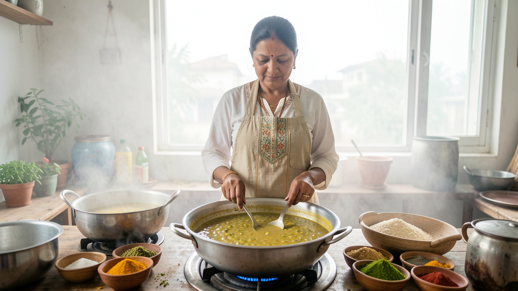 Editorial image illustrating The Salt Myth: Why Waiting to Season Your Dal Is a Mistake