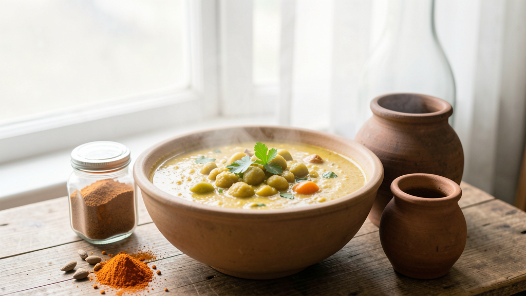 Photographic detail related to The Salt Myth: Why Waiting to Season Your Dal Is a Mistake