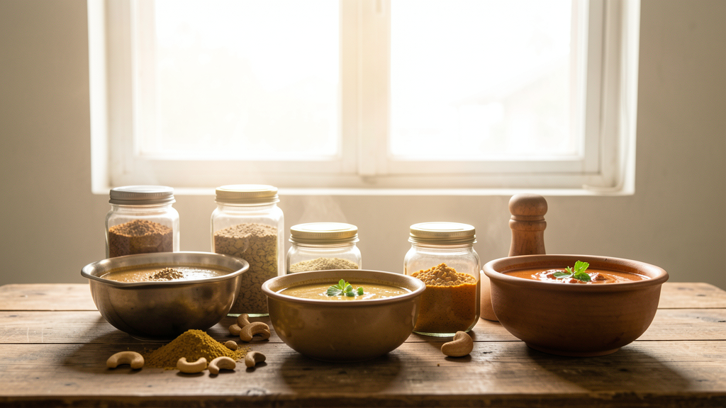 Photographic detail related to Myth: You Need Cashews to Thicken a Rich Gravy